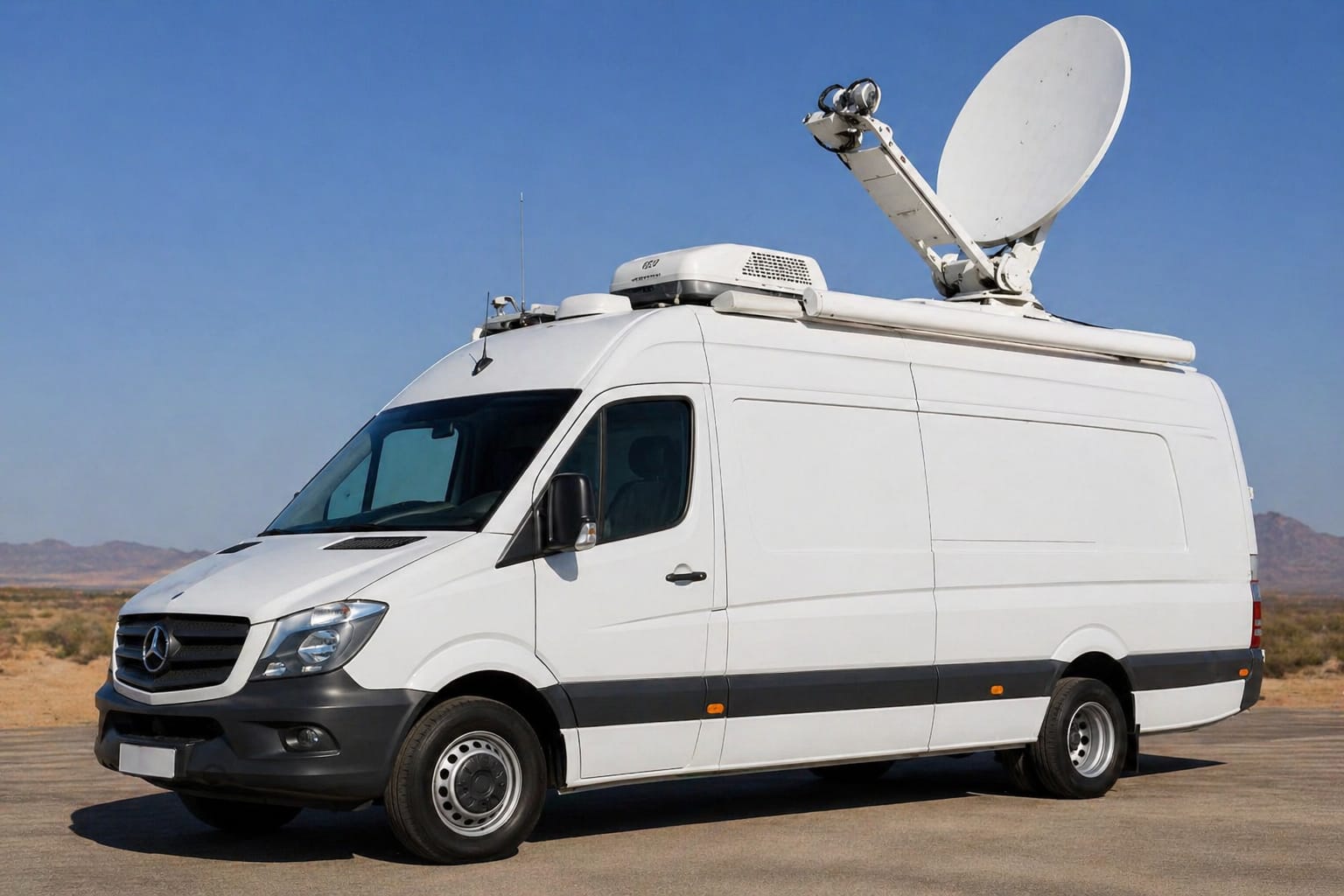 SNG Satellite News Gathering system installation and uplink setup by GCCSAT in Africa